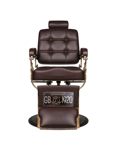 Sedia da barbiere Gabbiano Boss brown