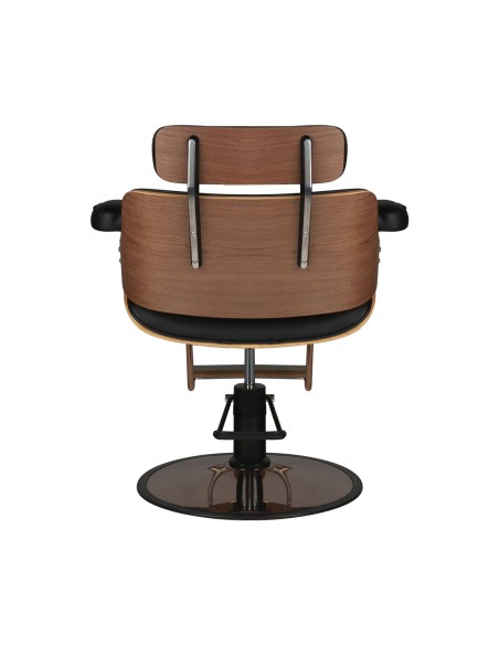 Poltrona da parrucchiere Gabbiano Firenze noce nero