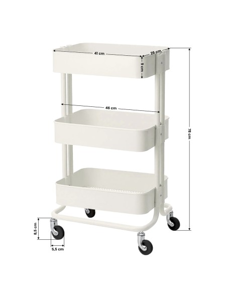 Tavolo cosmetico - assistente cosmetico HS-05 bianco