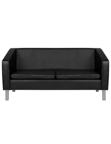 Divano Gabbiano per sala d'attesa BM18003 nero