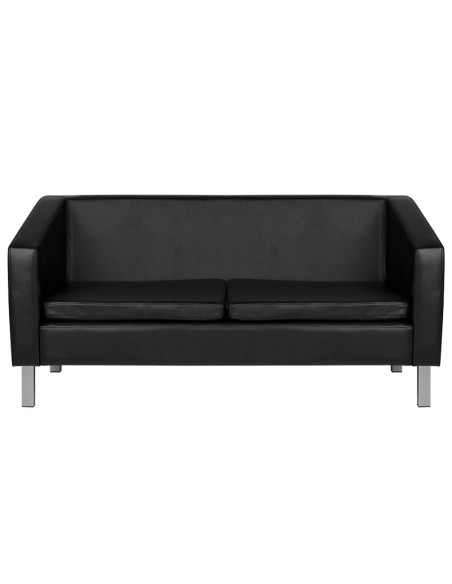 Divano Gabbiano per sala d'attesa BM18003 nero