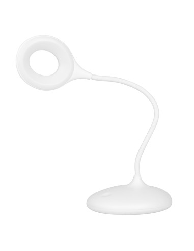 Lampada da tavolo a led snake bianco