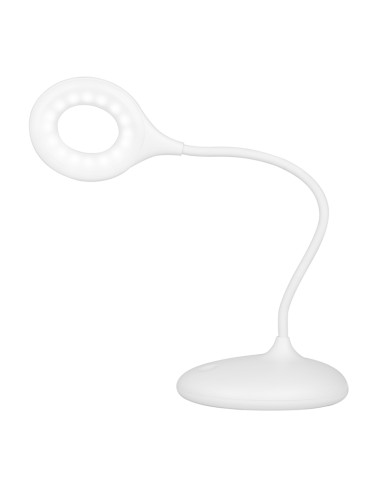 Lampada da tavolo a led snake bianco