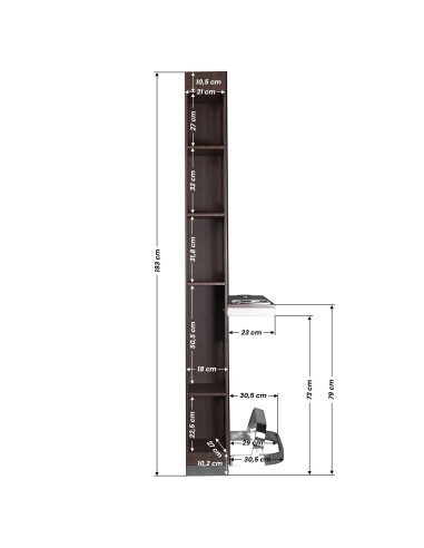 Consolle per parrucchieri Gabbiano B058 venge