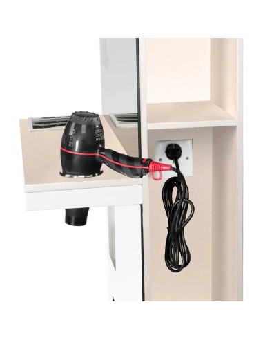 Consolle per parrucchieri Gabbiano B058 perla