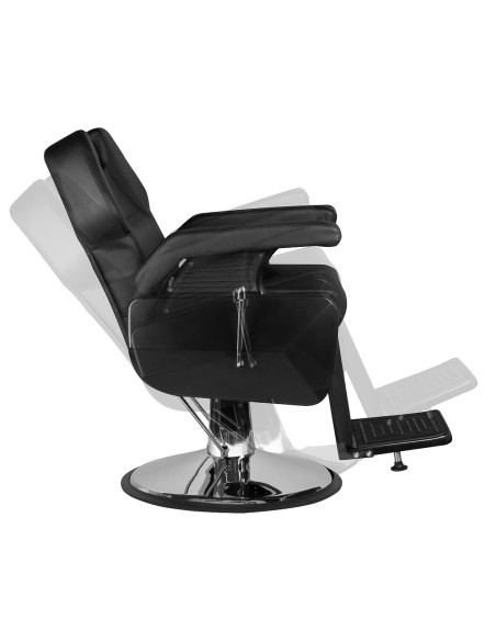 Sedia da barbiere Hair System New York nera