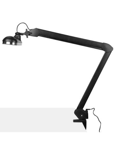 Elegante 801-tl lampada da officina a led con impugnatura a morsa regolabile in intensità luminosa e colore nero