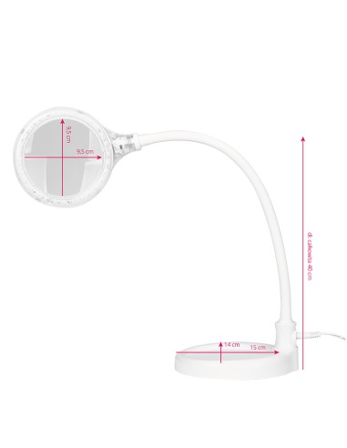Elegante lampada d'ingrandimento 2014-2r 30 led...