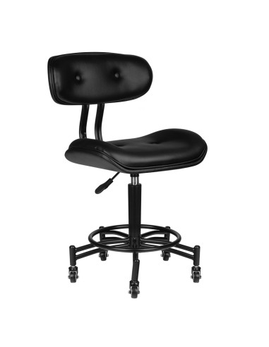 Sgabello Gabbiano Florence nero