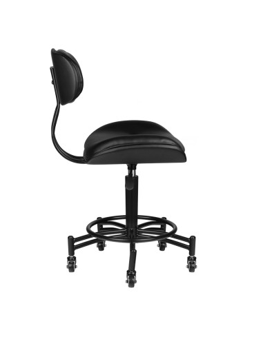 Sgabello Gabbiano Florence nero