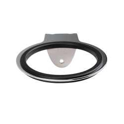 Supporto a parete per asciugacapelli Q96 cromo 2