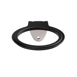 Supporto a parete per asciugacapelli Q97 nero 2