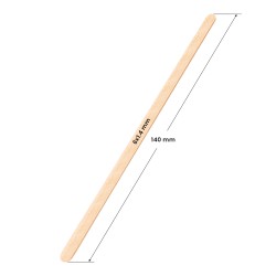 Spatola piccola in legno 140 x 6 x 1,4 mm - 100 pezzi 2
