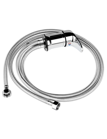 Rubinetto per salone da parrucchiere cromato S01