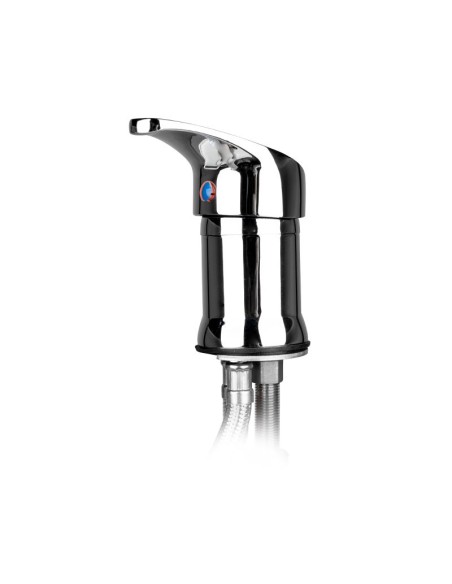 Rubinetto per salone da parrucchiere cromato S01