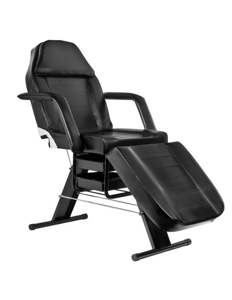 Poltrona cosmetica Basic 202 con vassoi nero 