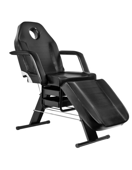 Poltrona cosmetica Basic 202 con vassoi nero 