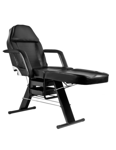 Poltrona cosmetica Basic 202 con vassoi nero 