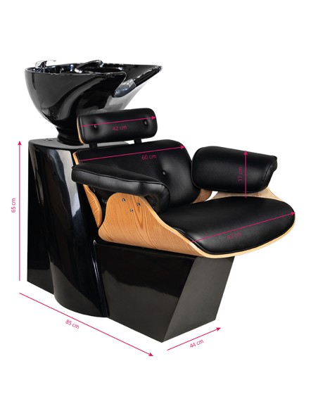 Gabbiano lavatesta per parrucchieri Firenze noce nero