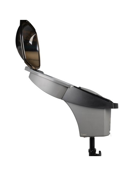 Sauna Gabbiano per parrucchieri in piedi 408D grigio con ozono attivo