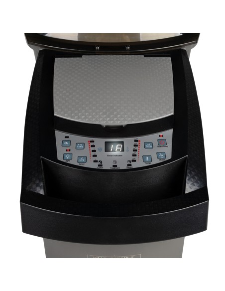 Sauna Gabbiano per parrucchieri in piedi 408D grigio con ozono attivo