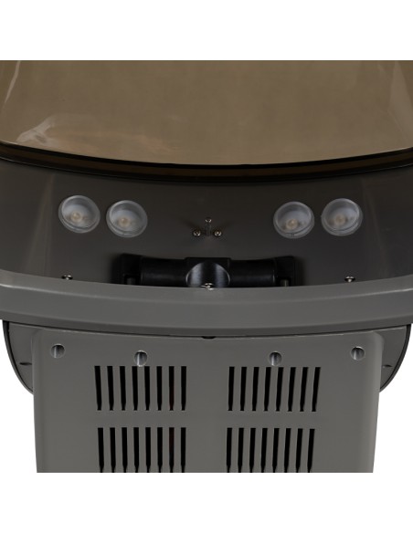 Sauna Gabbiano per parrucchieri in piedi 408D grigio con ozono attivo