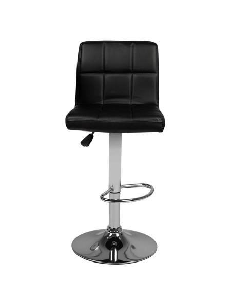 M06 sgabello trapuntato regolabile nero