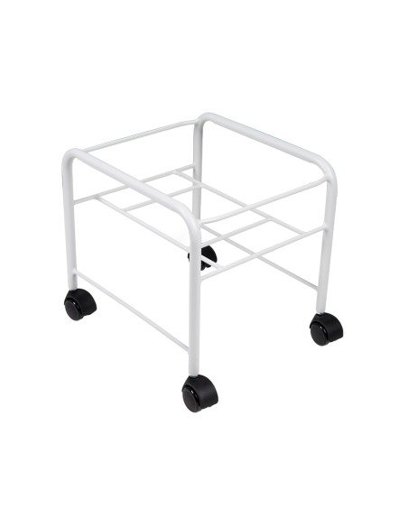 Piscina per pedicure dritta con rotelle bianco