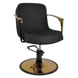 Sedia styling Gabbiano oro Bologna nero