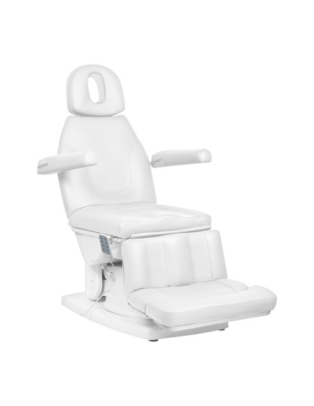 Sedia cosmetica podologica elettr. Kate 4 siln. bianco