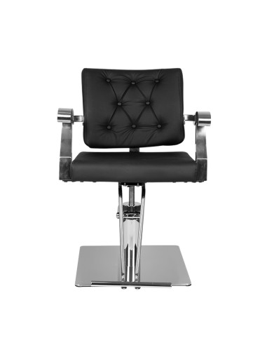 Poltrona da parrucchiere Gabbiano Lyon nera