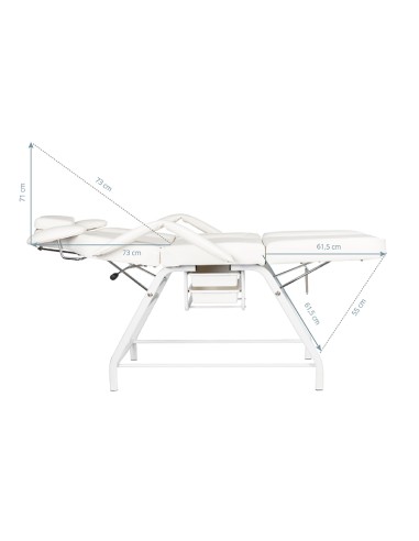 Sedia per il trattamento delle ciglia Ivette white