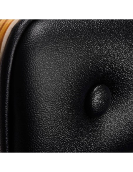 Poltrona per parrucchieri Gabbiano Firenze con poggiatesta regolabile nero