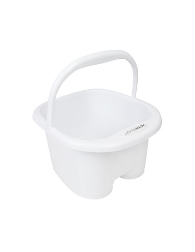 Vaschetta per pedicure con rulli bianchi...