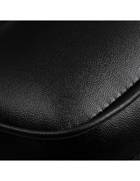 Poltrona per parrucchieri Gabbiano Firenze con poggiatesta regolabile nero