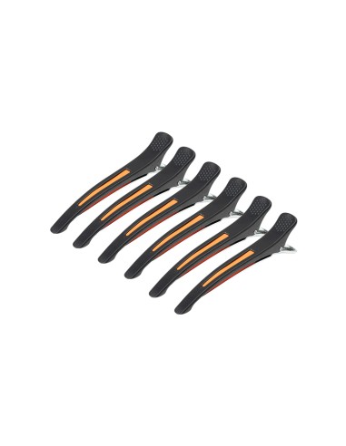Fermagli per parrucchieri E-13 6 pz. 11,5 cm...