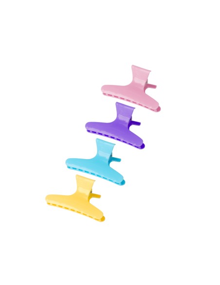 Fermagli per capelli a granchio E-47 12 pezzi, 8,2 cm colore misto