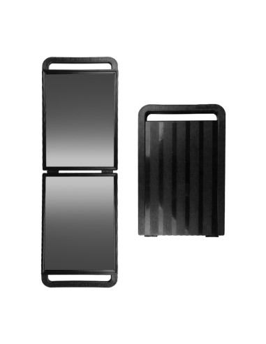 Doppio specchio pieghevole per parrucchieri