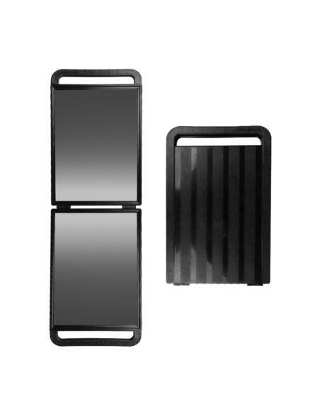 Doppio specchio pieghevole per parrucchieri