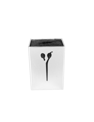 Supporto per forbici da parrucchiere argento