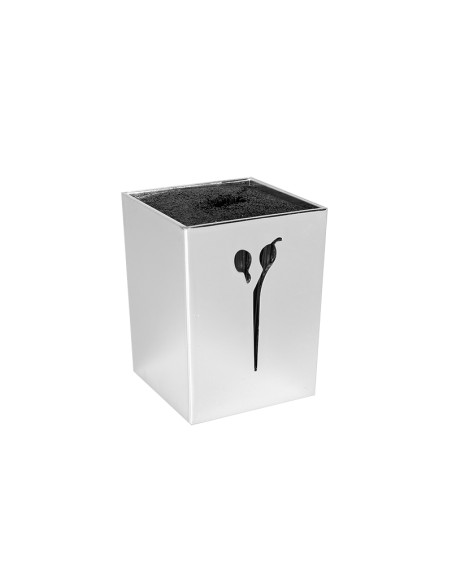 Supporto per forbici da parrucchiere argento