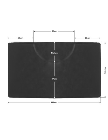 Tappeto per parrucchieri sotto la poltrona...