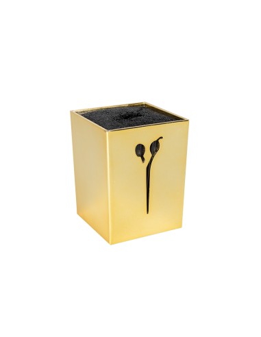 Supporto per forbici da parrucchiere oro