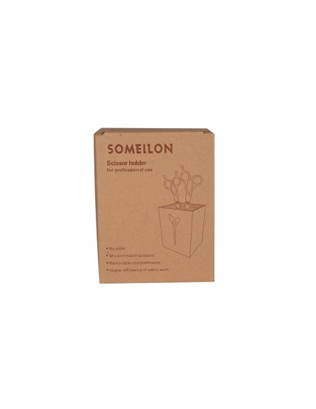 Supporto per forbici da parrucchiere oro