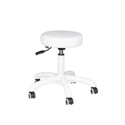 Sgabello cosmetico AM-303-2 bianco
