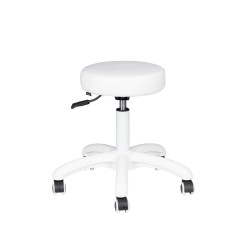 Sgabello cosmetico AM-303-2 bianco 2