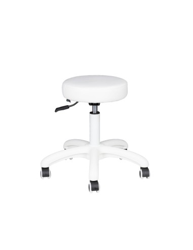 Sgabello cosmetico AM-303-2 bianco