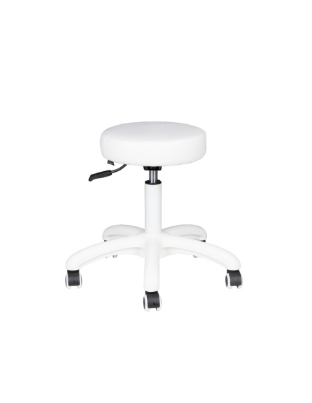 Sgabello cosmetico AM-303-2 bianco