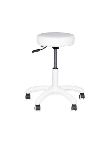 Sgabello cosmetico AM-303-2 bianco