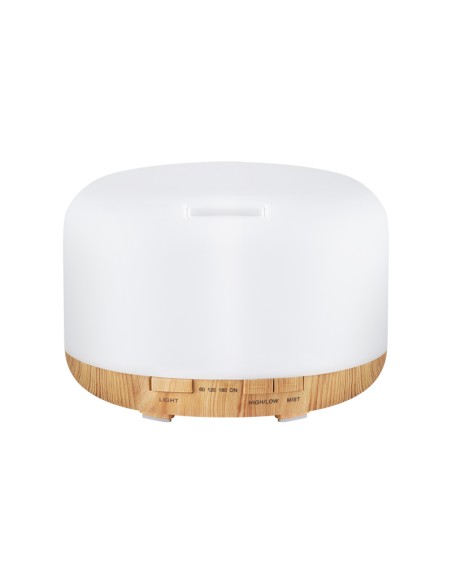 Diffusore di aromi umidificatore spa 03 legno chiaro 500 ml + timer